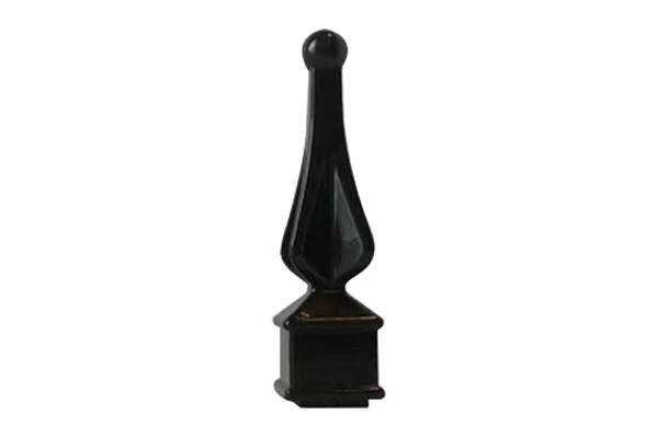 Svart metall staket dekorativa tillbehör Finials Spears Gate Post Finials Topper